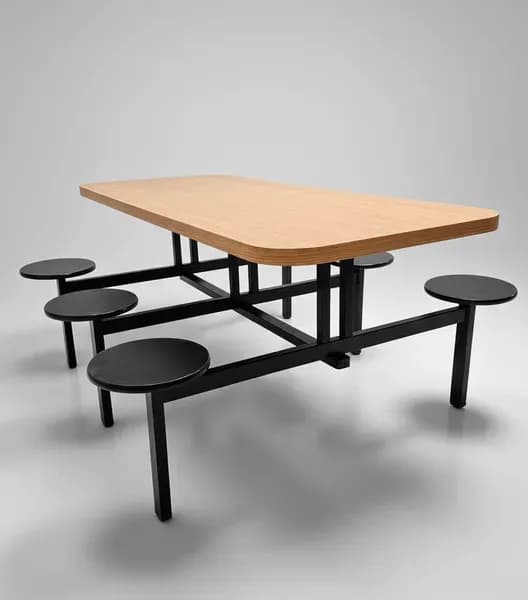 Mesa para refeitório industrial