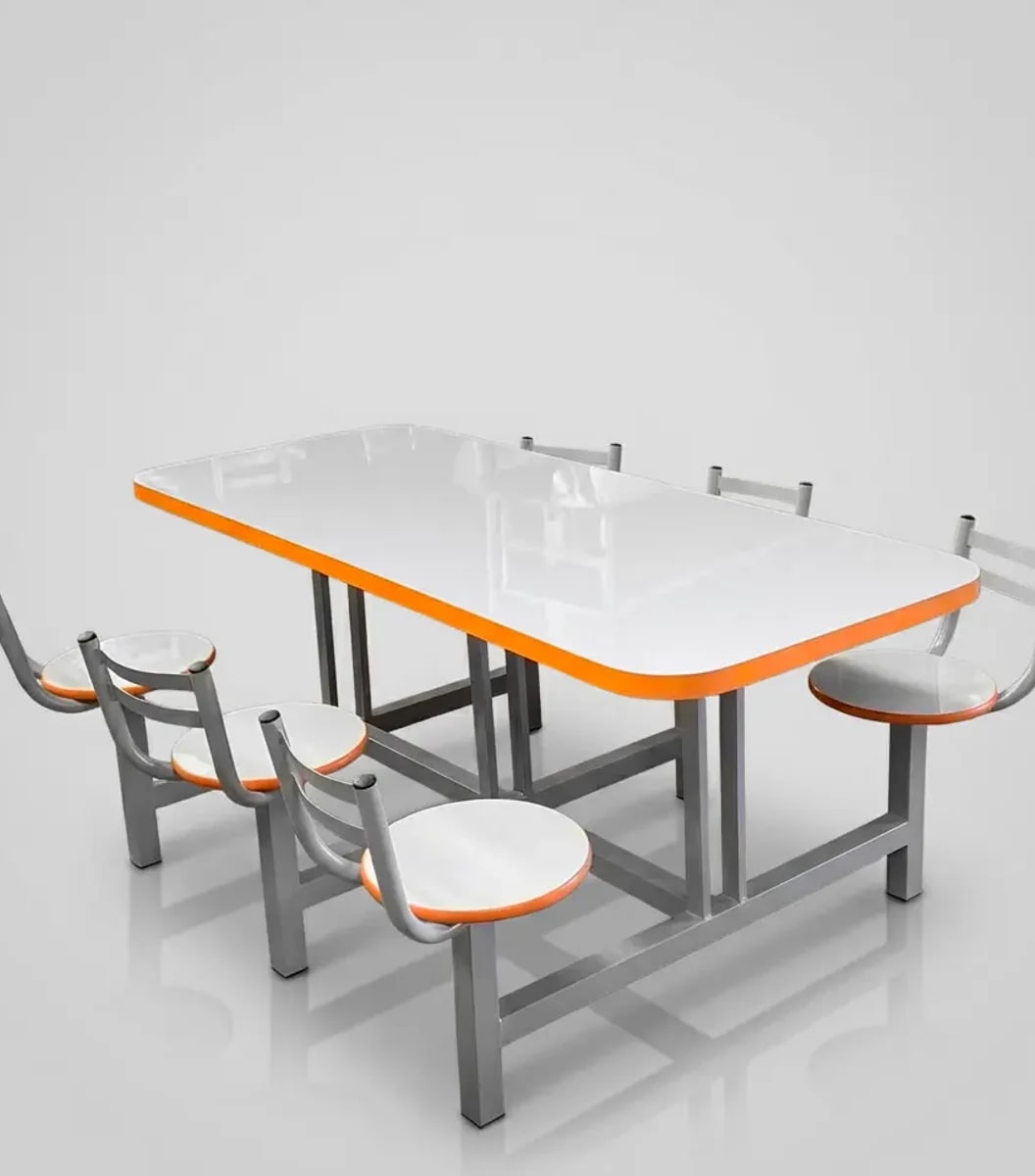 Mesa para refeitório industrial